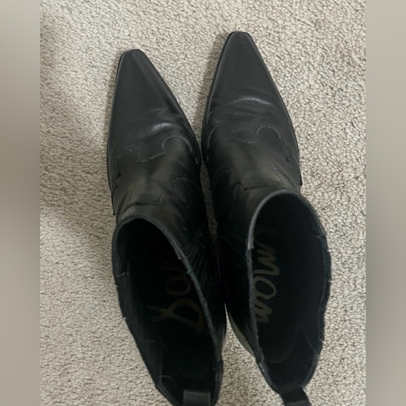 Sam Edelman Black Ankle Boots - Picture 5 of 7